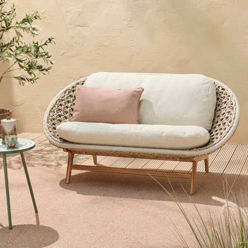 Studio LIVIT loungebank Malang teak – beige