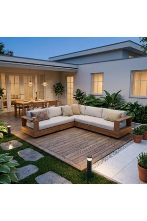 loungebank Cereme teak