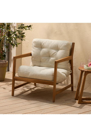 loungestoel Mist teak