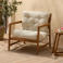 NOUS Garden loungestoel Mist teak