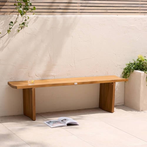 NOUS Garden tuinbank Mare teak – naturel (hout)