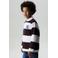 NAME IT KIDS gestreepte polo bruin