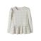 NAME IT MINI blousetop met stippen wit