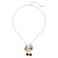 Marc Jacobs ketting Trinket Charm Cluster zilverkleurig