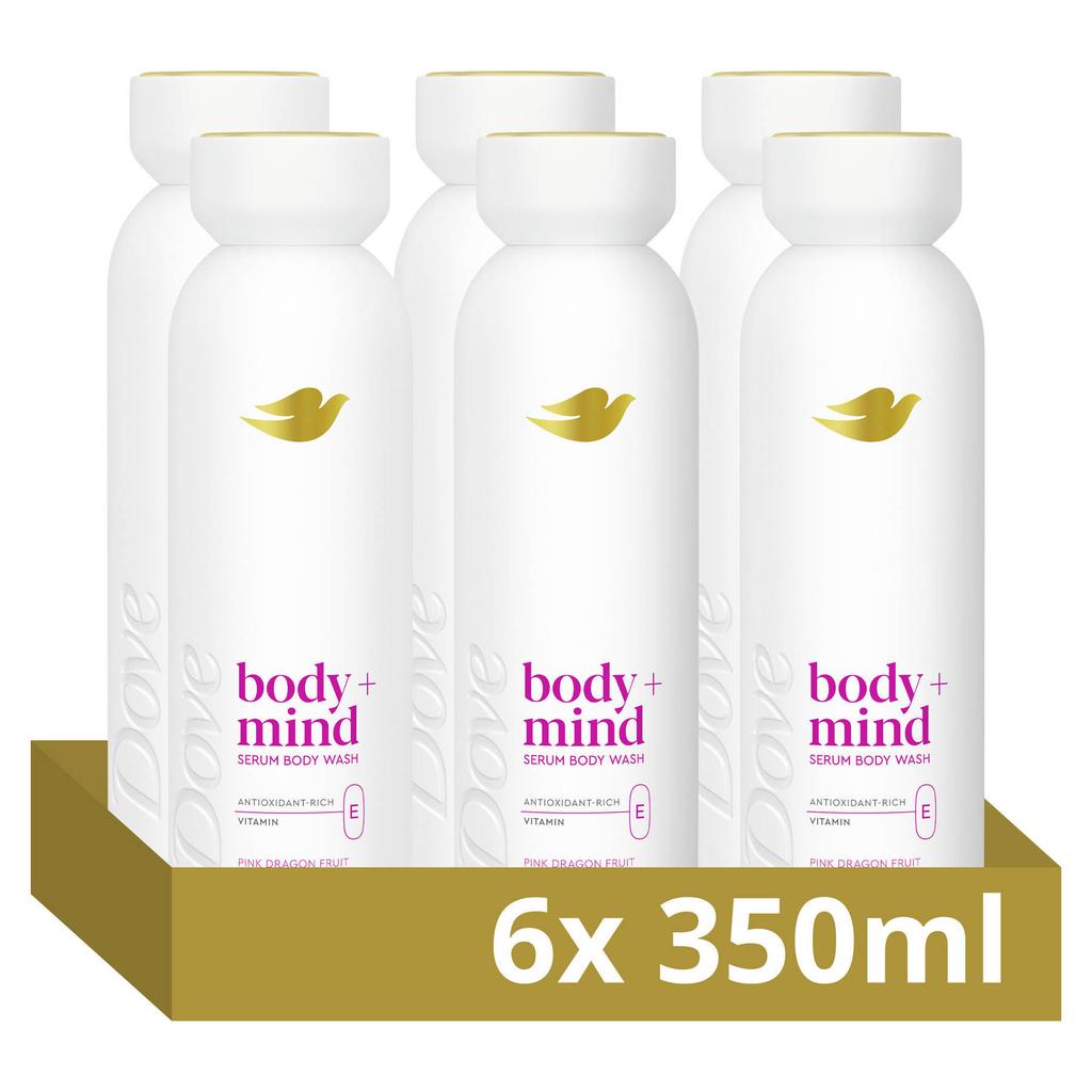 Dove Pink Dragon Fruit & Primrose Serum douchegel - 6 x 350 ml