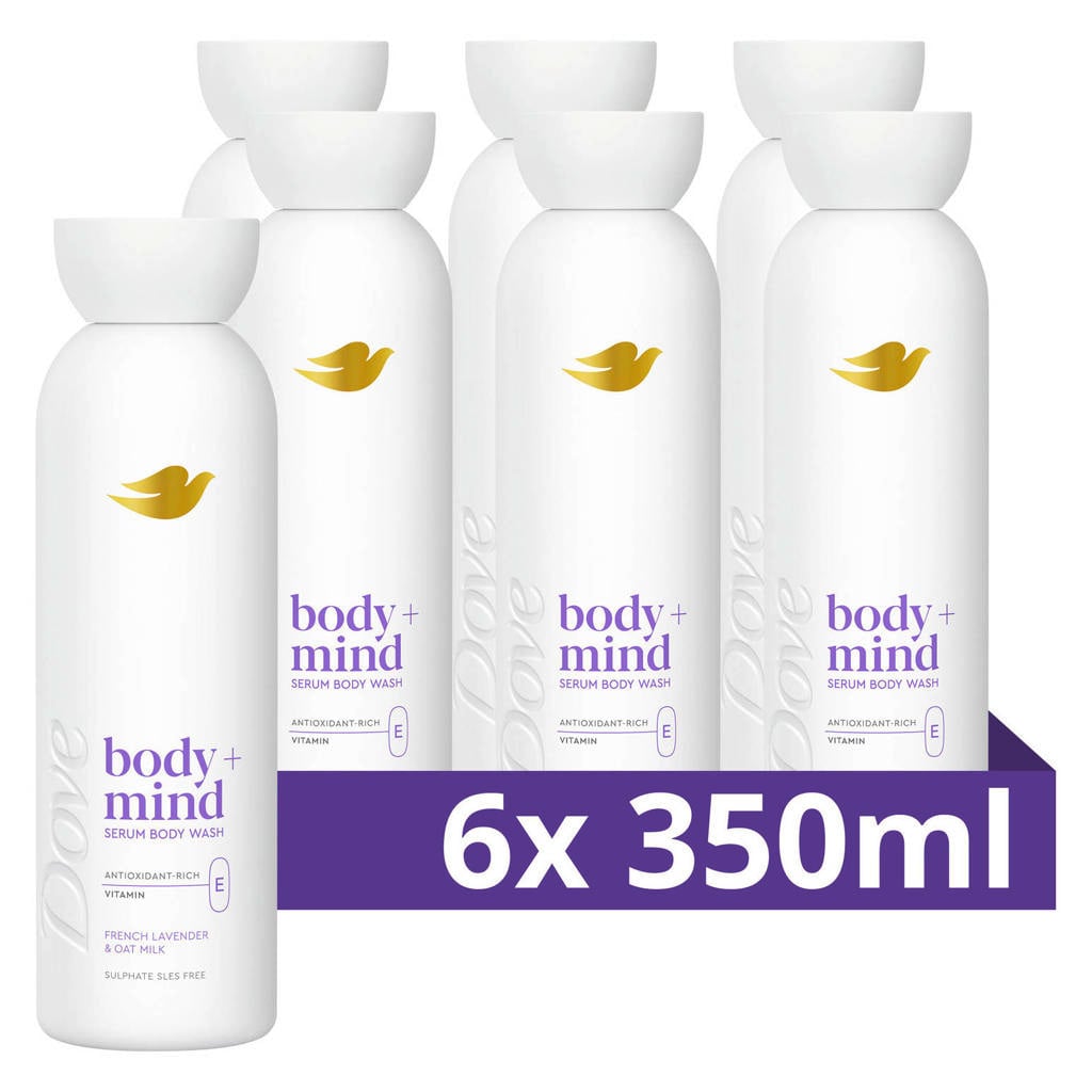 Dove French Lavender & Oat Milk Serum douchegel - 6 x 350 ml