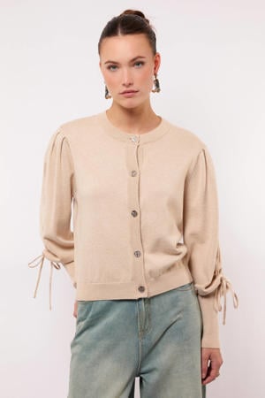 gebreid vest zand