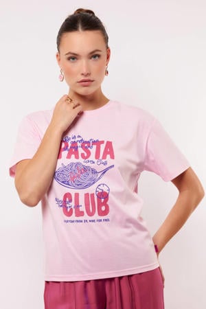 T-shirt lichtroze
