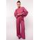 FLURESK wide leg high waist broek roze