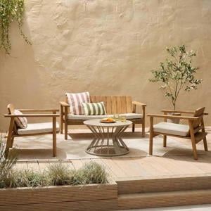 loungeset Balok teak