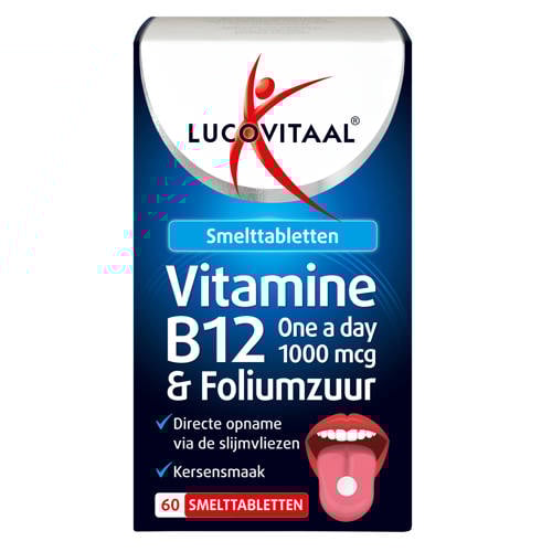 Wehkamp Lucovitaal vitamine B12 & foliumzuur - smelttablet aanbieding