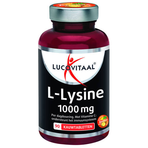 Lucovitaal L-Lysine 1000 mg - kauwtablet afbeelding
