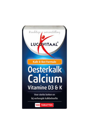 Oesterkalk Calcium - 100 tabletten