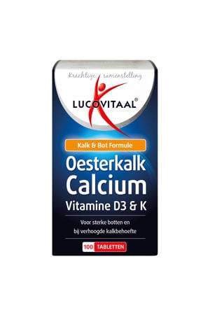Oesterkalk Calcium - 100 tabletten