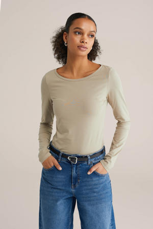 longsleeve taupe