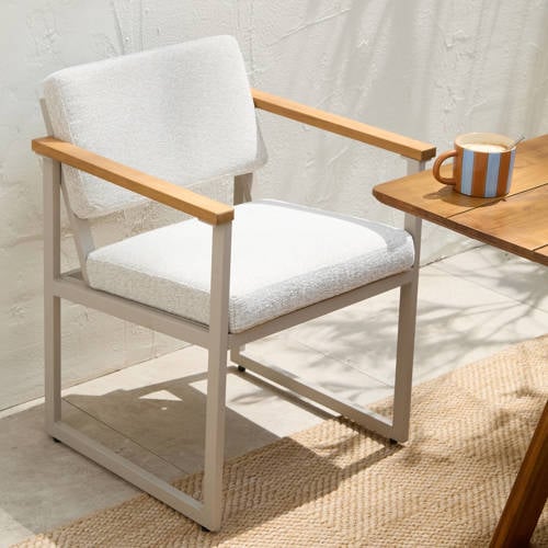 Studio LIVIT all weather tuinstoel Jacky – Beige/ naturel