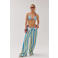 HARPER & YVE reversible voorgevormde triangel bikinitop Nova donkerrood/turquoise