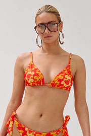 thumbnail: HARPER & YVE voorgevormde triangel bikinitop Lexie oranje/geel