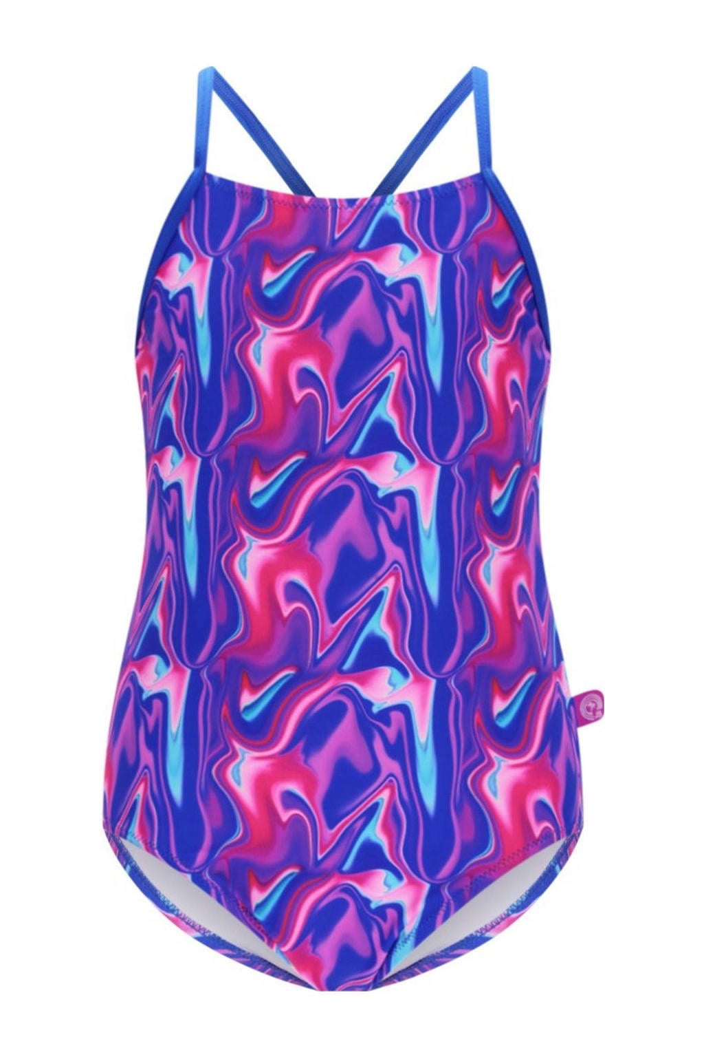 Just Beach badpak Sunset paars/roze/lichtblauw