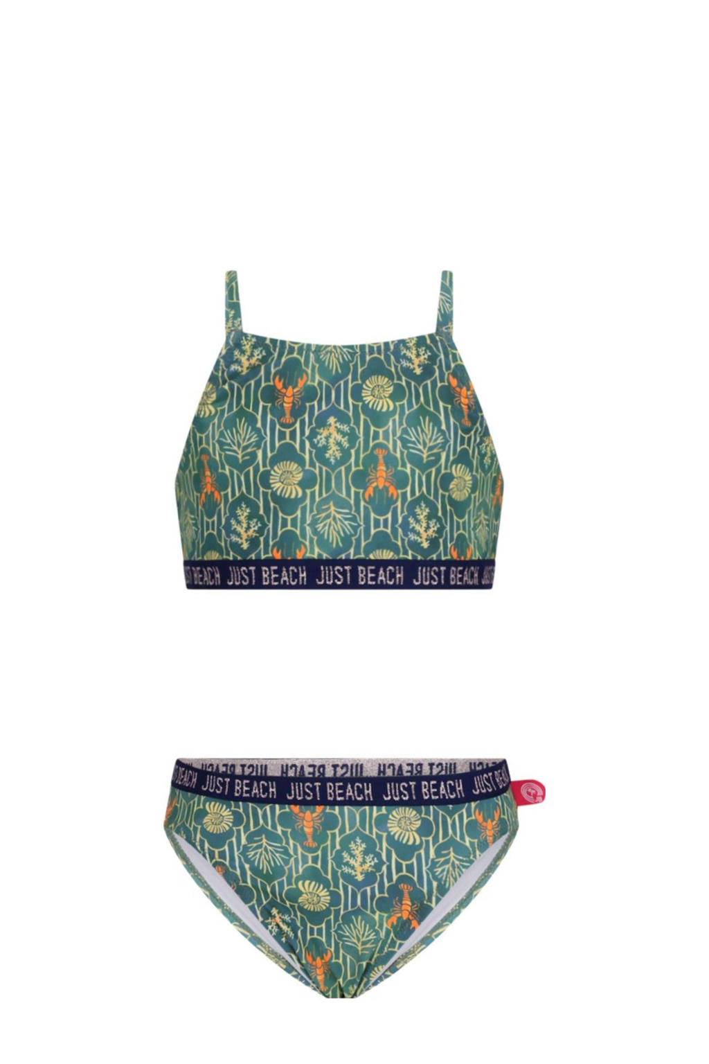 Just Beach crop bikini Florida groen