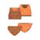 Just Beach reversible crop bikini Inside Out oranje