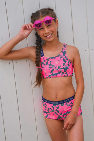 crop bikini Tanzania fuchsia/groen