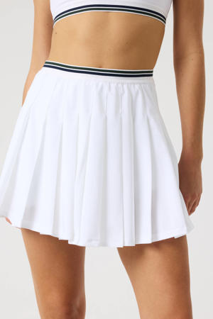 sportskirt met plooi Ace wit