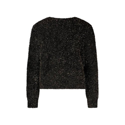 Expresso gebreid vest zwart met glitter afbeelding