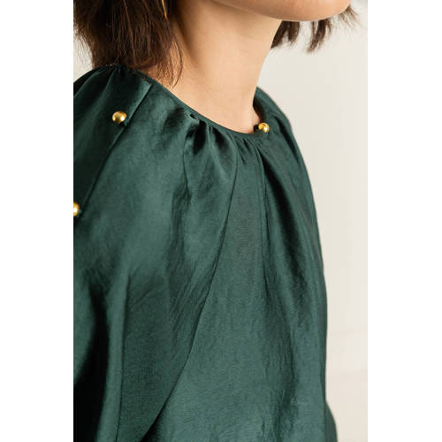 Expresso blousetop donkergroen afbeelding