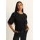 Expresso glitter top zwart met pailletten