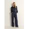 CLAUDIA BY CLAUDIA STRÄTER wide leg high waist pantalon donkerblauw