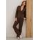 &Co Woman regular blazer donkerbruin