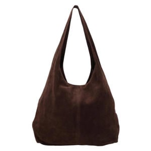 suede schoudertas Portland Road donkerbruin