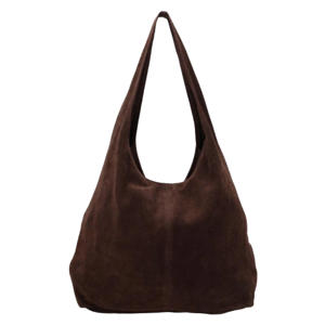 suede schoudertas Portland Road donkerbruin