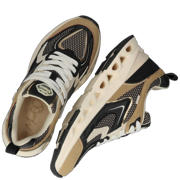 thumbnail: Mexx Therry Splash chunky sneakers zwart/beige