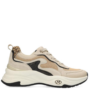 chunky sneakers beige/goud