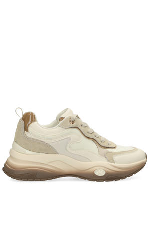 chunky sneakers beige