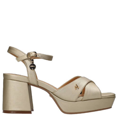 Mexx sandalettes goud afbeelding