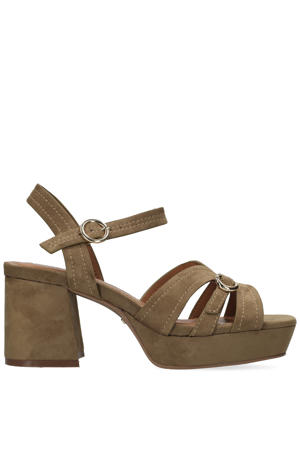 sandalettes bruin