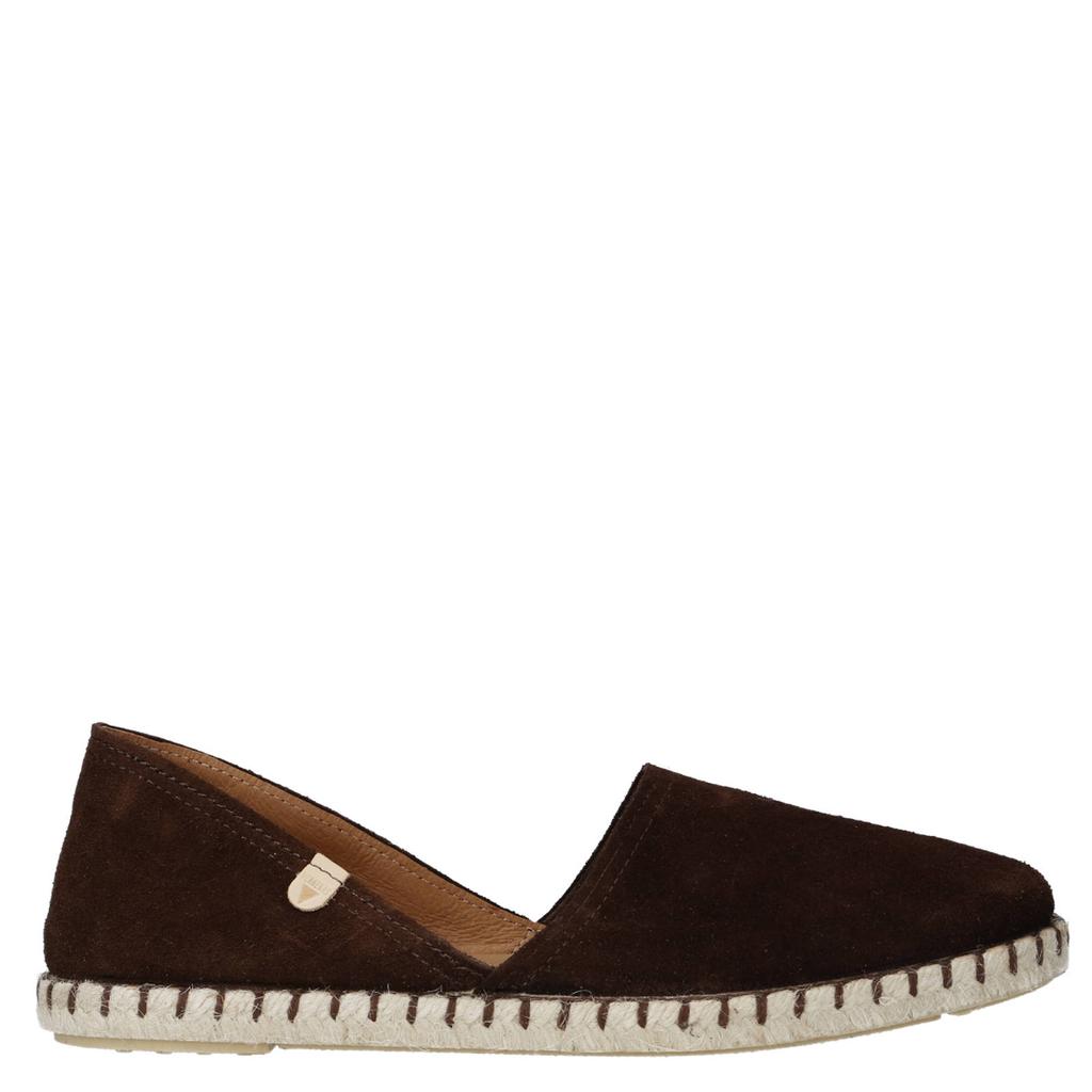 Donkerblauwe dames Verbenas Carmen suède espadrilles