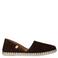 Verbenas Carmen suède espadrilles donkerbruin