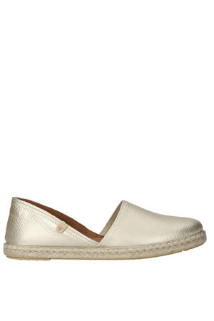 Carmen nucleo leren espadrilles goud