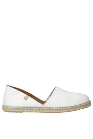Carmen nucleo leren espadrilles wit