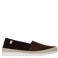 Verbenas Noa suède espadrilles donkerbruin