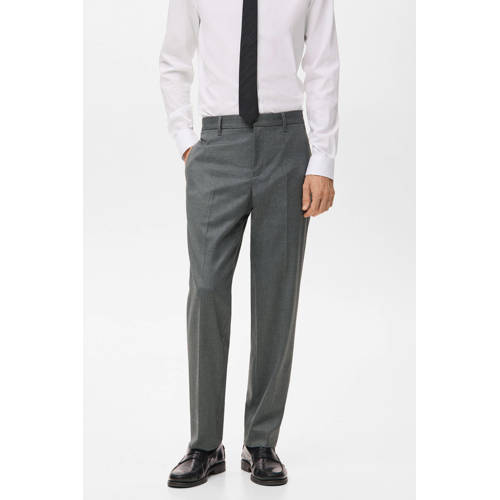 Mango Man straight chino grijs afbeelding