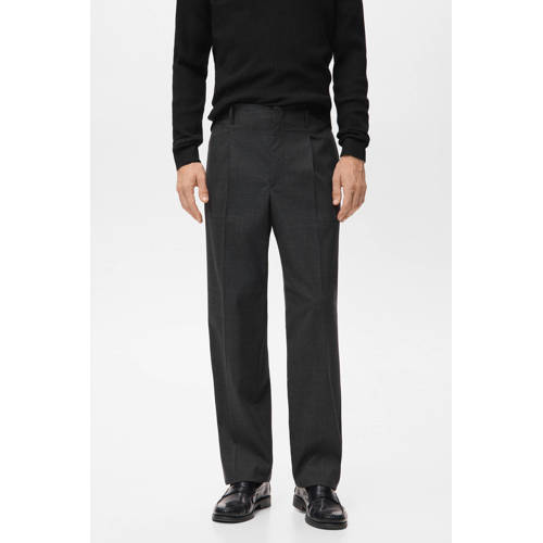 Mango Man relaxed chino grijs afbeelding
