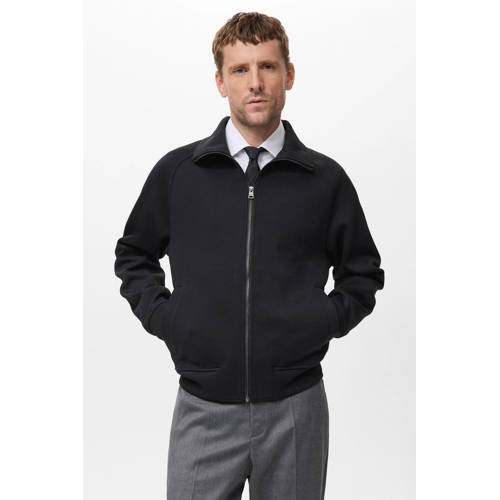 Mango Man sweatvest zwart afbeelding