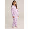 WE Fashion fleece onesie lila/paar