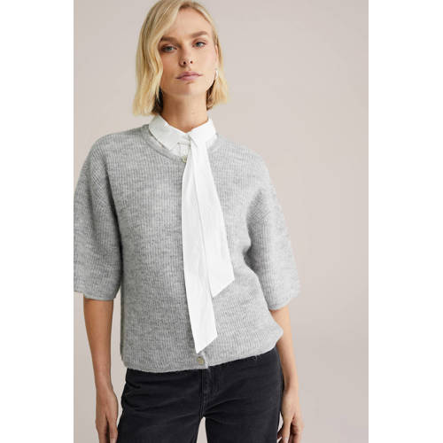 WE Fashion losse kraag wit afbeelding