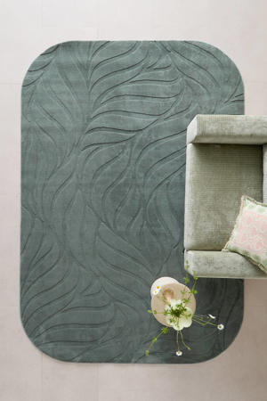 vloerkleed Blossom groen (290x200 cm)